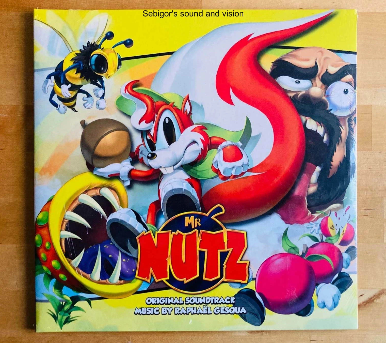 Disque vinyle 33T 2XLP ost Mister Nutz By Raphaël Gesqua.